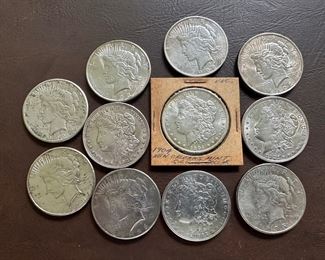 Morgan and Liberty Silver Dollars