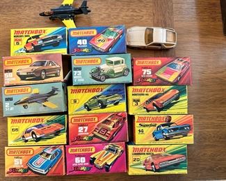 1970’s matchbox cars in original boxes
