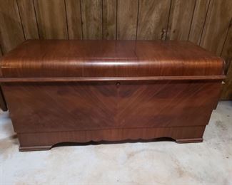 1930’s waterfall cedar chest
