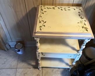 Hand painted butlers table