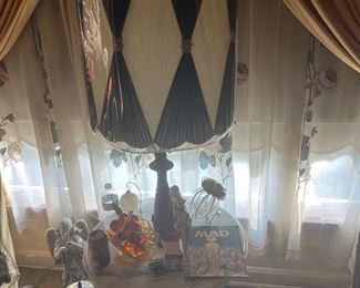 Mad Comic books Coca Cola lamp marono glass grapes, Mackenzie Childs lamps