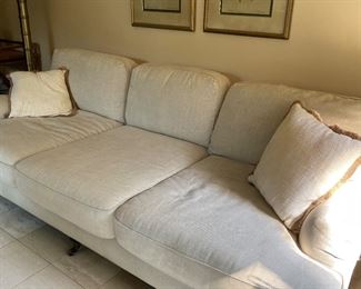 Restoration Hardware Linen Sofa