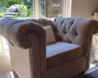 Pair of Chesterfield Style Club Chairs