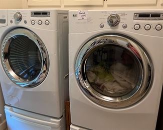 Pair. LG Front Loading—Washer/Dryer