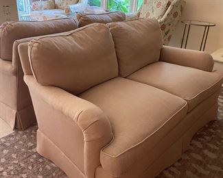 Pair of Custom Love Seats