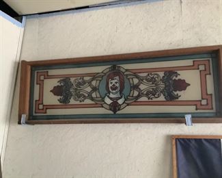 Ronald McDonald stained glass window