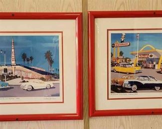 Stan Cline Retro Prints Red Lot