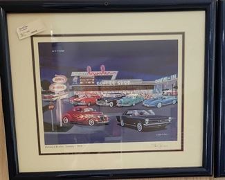 Stan Cline Prints Blue Lot
