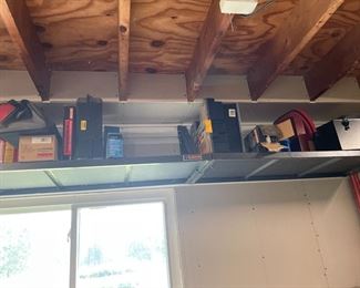 . . . shelf full of equipment