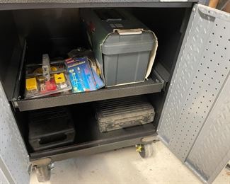 . . . every cabinet -- and there are dozens -- is jam-packed with tool treasures