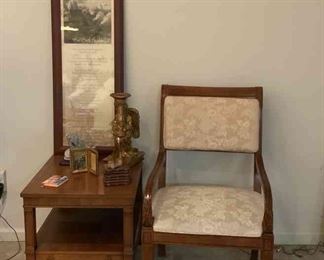 Chair Table And Decor