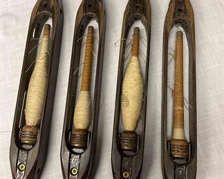 Four Vintage Weaving Looms
