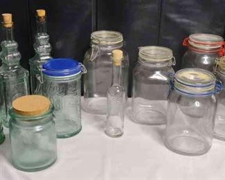 Decorative and Glass Storage Jars