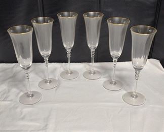 Mikasa Sonata Champagne Flutes
