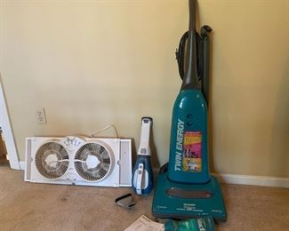Stand Up Vacuum, Hand Held Vac and Window Fan