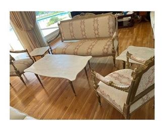 Vintage Italian Sofa Set