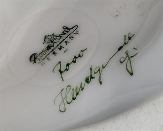 Rare - large Rosenthal Heidenreich Fan Tail Goldfish. 10.5 inches tall