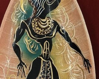 Original Mark Bellaire artist signed piece - circa 1940s