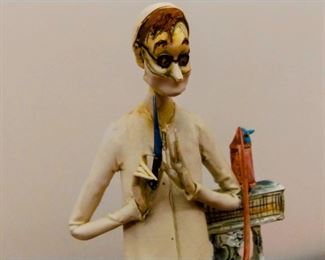 Toni Morreto mad scientist/ doctor sculpture 