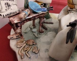 Toni Morreto mad scientist/ doctor sculpture 