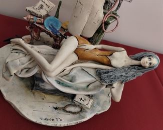 Toni Morreto mad scientist/ doctor sculpture 