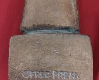 Original Fred Press mid-century modern Virgo statue