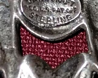 Vintage sterling silver Dane Craft brooch