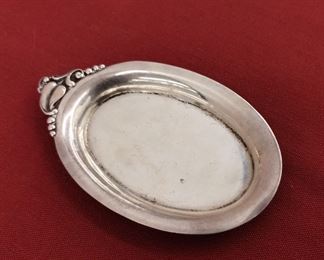 Tiffany and company sterling silver miniature platter / trinket dish