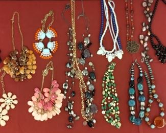 Assorted, some signed. Top quality, beautiful vintage costume jewelry