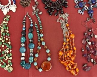 Assorted, some signed. Top quality, beautiful vintage costume jewelry