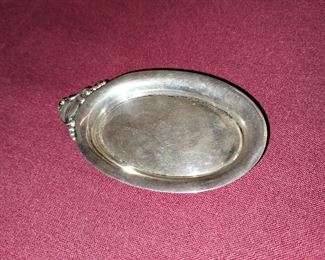Tiffany and company sterling silver miniature platter / trinket dish