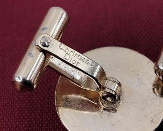 Christian Dior vintage cufflinks - AUTHENTIC