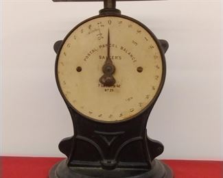 Salter's Improved Family Scale No 25,  Vintage cast iron 7lb postal weighing scale