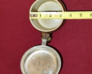 Vintage handarbeit German lidded presentation beer stein