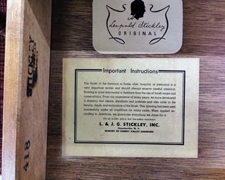 Beautiful set of two, Vintage Stickley Two Drawer Solid Cherry Americana Style Side Tables - Amazing condition!!