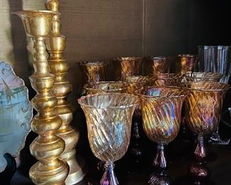 Brass, Venetian Glass
