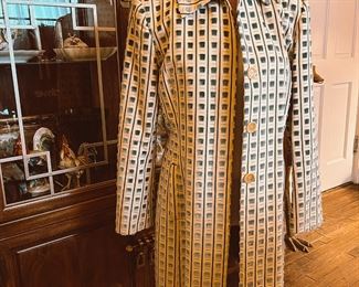 Custom Scalamandre Fabric Pea Coat