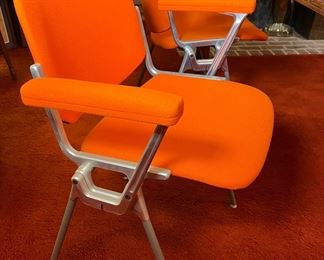 Set of Eight Giancarlo Piretti For Castelli Mid Century Modern Armchairs