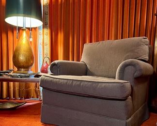 Pair of Tweed Accent Chairs