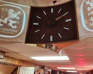 Vintage Lowenbrau  Rotating Beer Sign