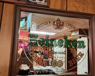 Heineken Mirror Sign