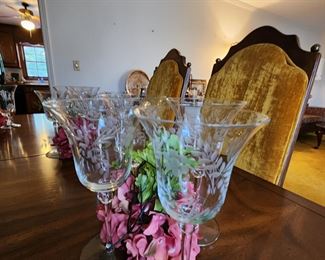 Colony Danube Clear Etched Stemware