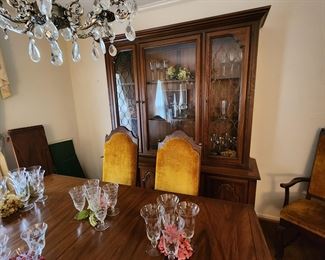 Mid Century Glass Front Cabinet