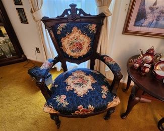 Antique Wood Carved Chairs