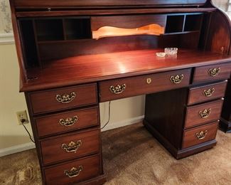 Roll Top Desk with Light