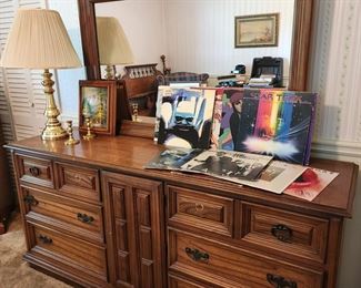 Vintage Dresser and Mirror