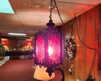 Red Hanging Chandelier