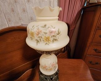 Vintage Hand Painted Lamp