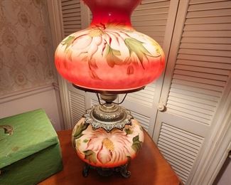 Vintage Hand Painted Gone with the Wind Lamp
