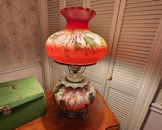 Vintage Hand Painted Gone with the Wind Lamp